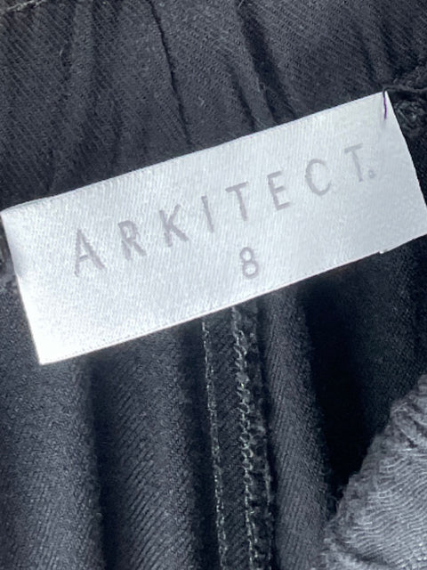 Pantalón Arkitect Elástico Fluido Negro - Talla 8