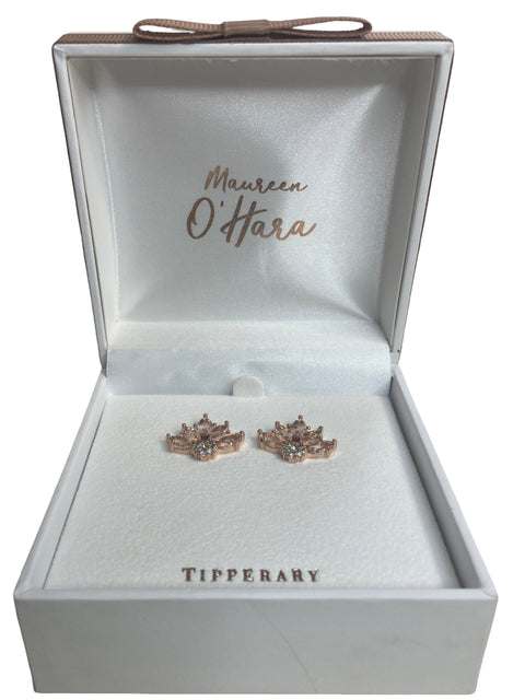Aretes Maureen O'Hara Petalos Rosados- Talla S