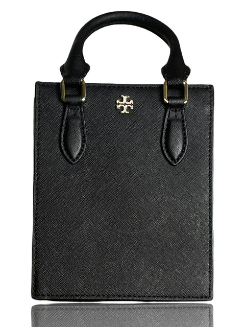 * Cartera Tory Burch Emerson Mini Shopper Negro-Talla S