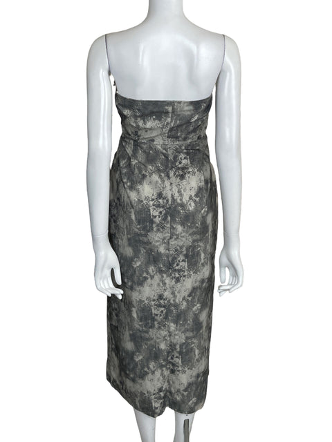 Vestido Zara Cargo Camuflaje Gris-Talla L