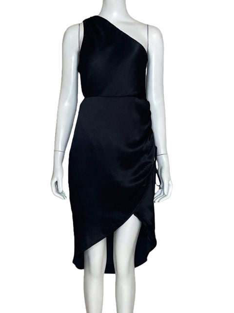 Vestido BCBG One Shoulder Mini-Talla 0