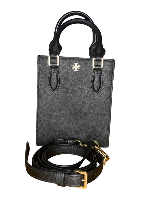 * Cartera Tory Burch Emerson Mini Shopper Negro-Talla S