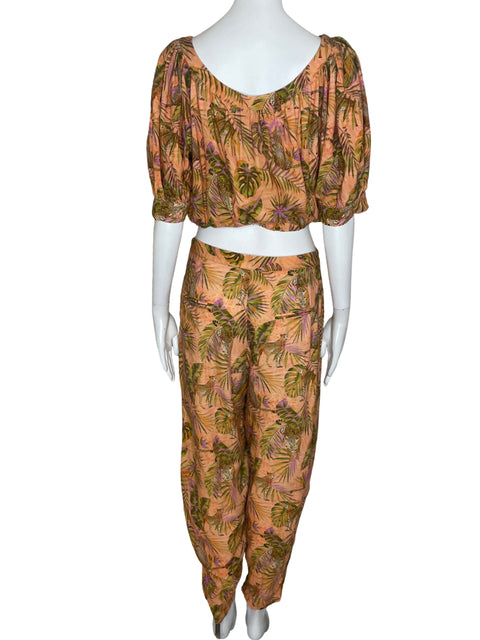 Vestido Desigual Abullanado Flores Rosado- Talla L