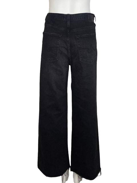 Pantalón Adriano Goldschmied Wide Leg Negro - Talla 12