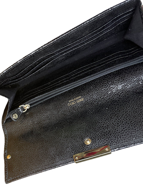 * Clutch Jimmy Choo Reese Negro- Talla XS