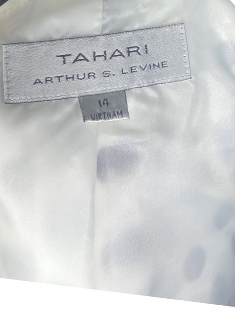 Set Tahari Blazer + Falda Blanco - Talla 14