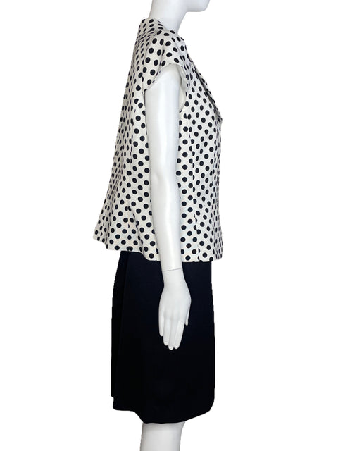 Set Tahari Blazer + Falda Blanco - Talla 14