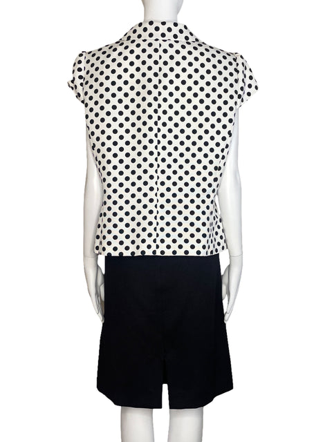 Set Tahari Blazer + Falda Blanco - Talla 14