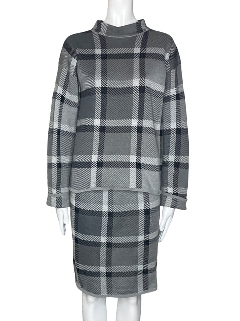 Set TwentyFourSeven Cuadro Punto Gris-Talla S