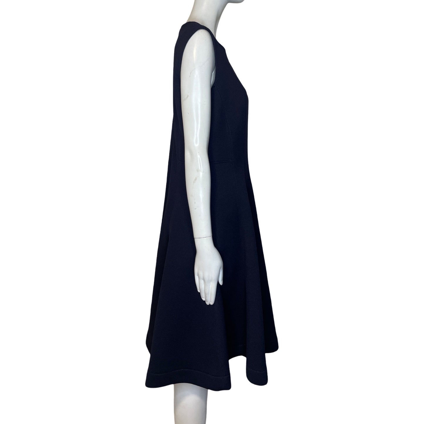 Vestido Carolina Herrera Sin Manga Azul-Talla 10