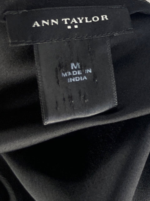 Blusa Ann Taylor Sin Mangas Negro - Talla M