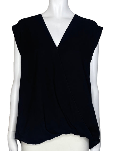 Blusa Ann Taylor Sin Mangas Negro - Talla M