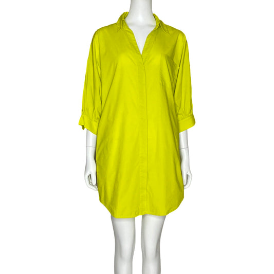 Vestido Studio F Camisero Verde-Talla 6