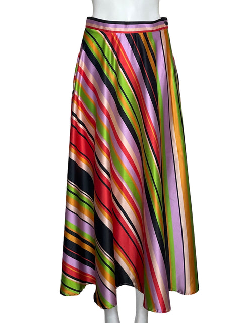 Falda Her.. Bottari Maxi Rayas Negro-Talla M