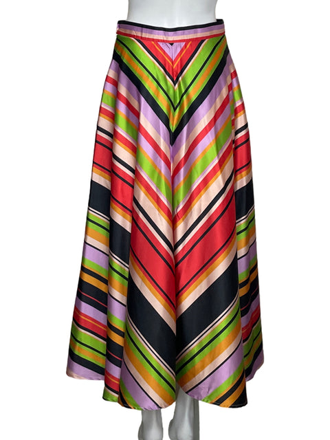 Falda Her.. Bottari Maxi Rayas Negro-Talla M