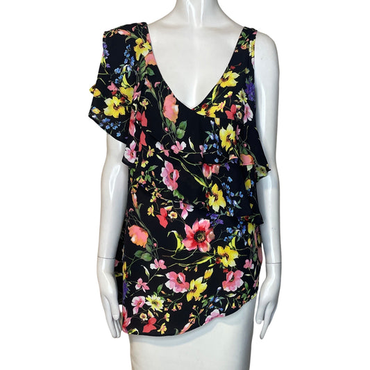 Blusa Lodon Times Flores Negro-Talla L