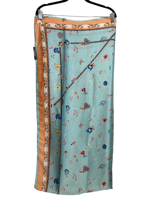 Pañuelo Ou Si Lu Estampado Azul - Talla U