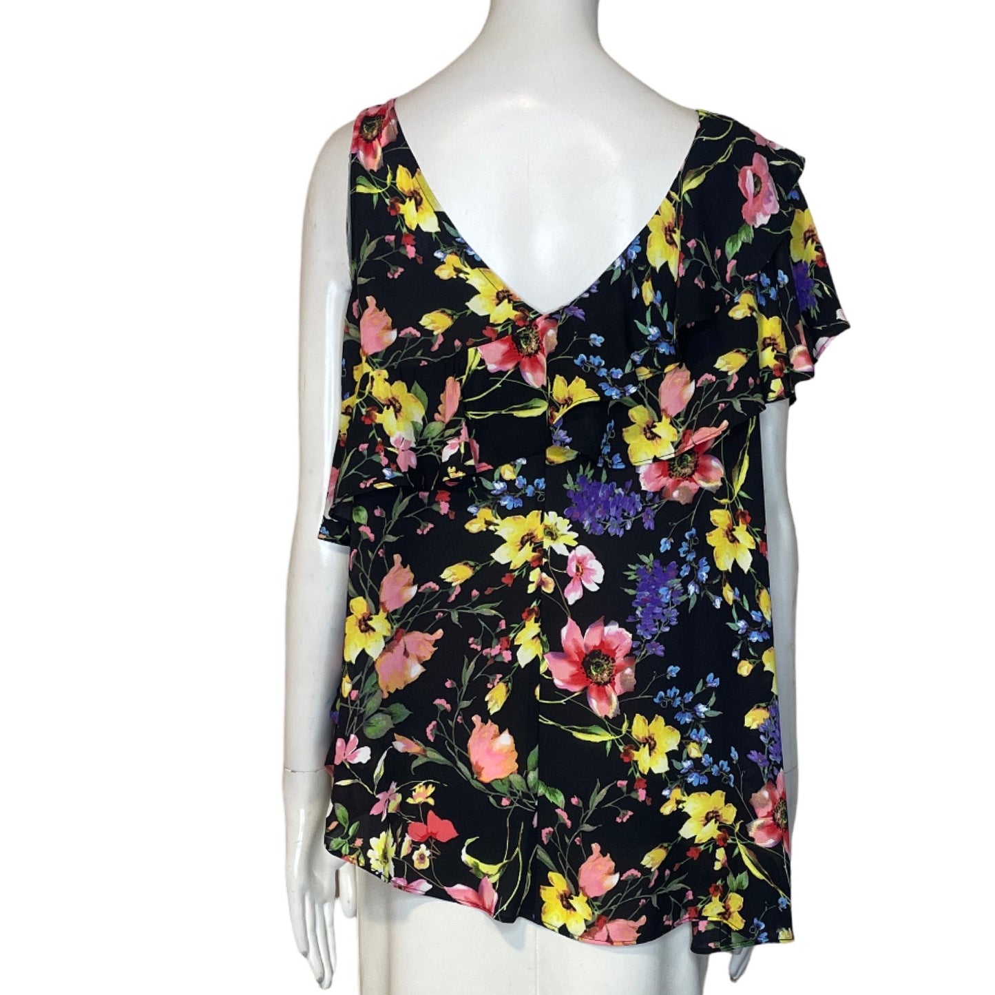 Blusa Lodon Times Flores Negro-Talla L