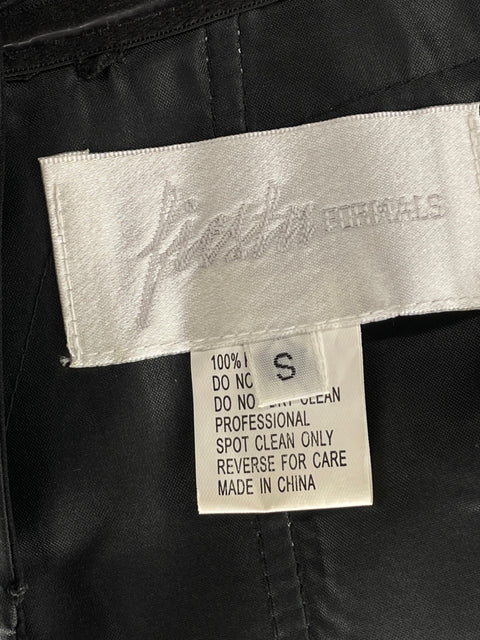 Vestido Fiesta Formals Maxi Fluido Negro-Talla S