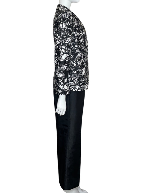 Set Le Suit Blazer+Pant Negro-Talla 8