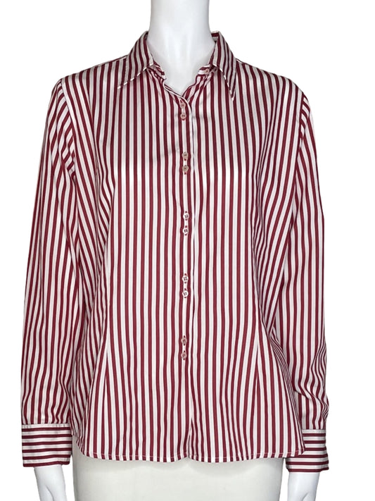 Camisa Vitrine Rayas Rojo - Talla M