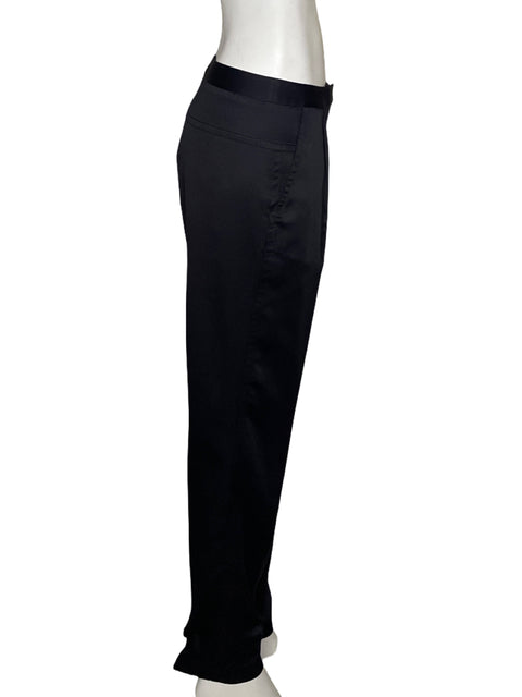 Pantalón Michael Kors Satinado Negro - Talla 2