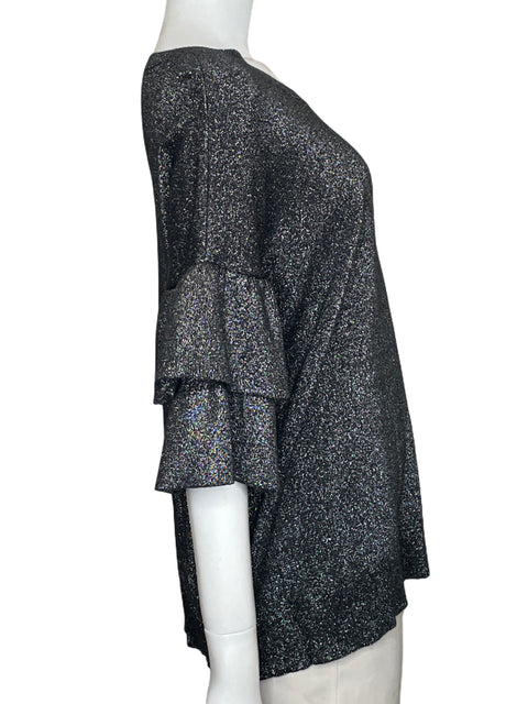 Blusa Michael Kors Brillante Negro-Talla L