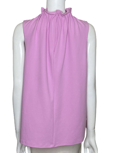 Top Ann Taylor Halter Sin Mangas Morado-Talla XL