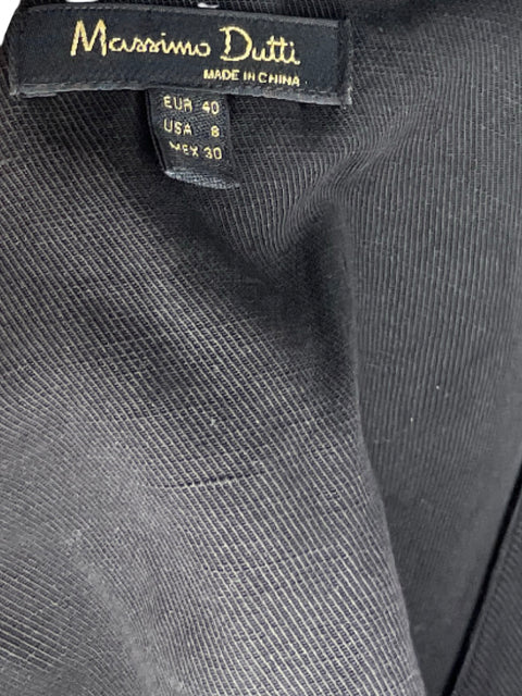 Mono Massimo Dutti Negro - Talla 8