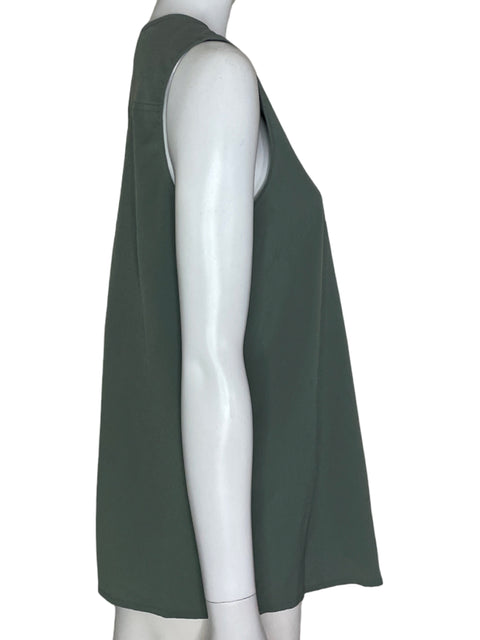 Blusa Banana Republic Sin Mangas Verde- Talla S