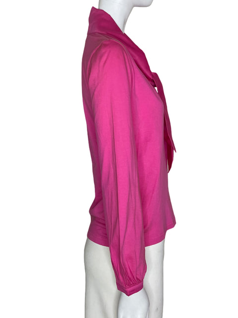 Blusa Liz Claiborne Lazo Manga Larga Rosado- Talla S