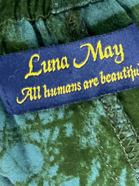 Pantalón Luna May Tie Dye Verde - Talla XS