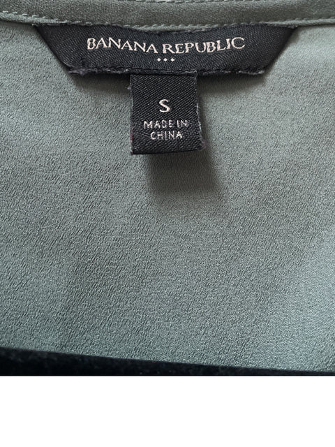 Blusa Banana Republic Sin Mangas Verde- Talla S