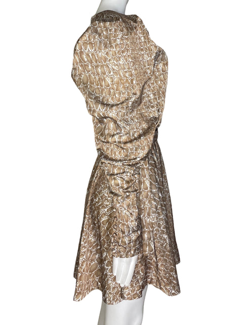 Vestido Rotate Abullonado Beige- Talla 12