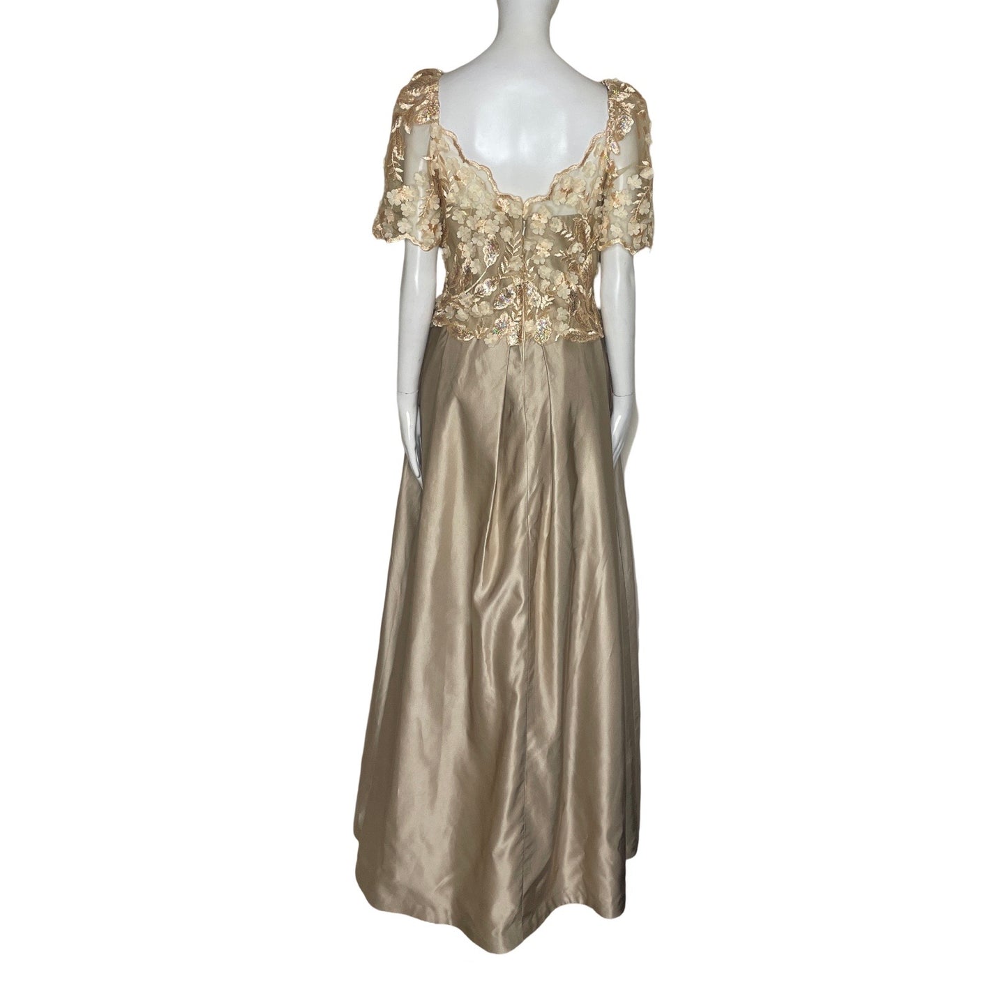 Vestido Tesoro TPS Encaje Beige-Talla 10