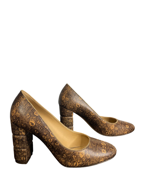 * Calzado Ferragamo Booa Print Marròn-Talla 8