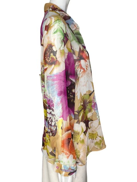 Camisa Simply Vera Estampado Transparencia- Talla XL