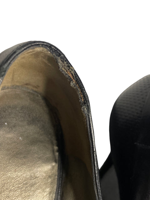 * Calzado Ferragamo Plataforma Negro-Talla 8