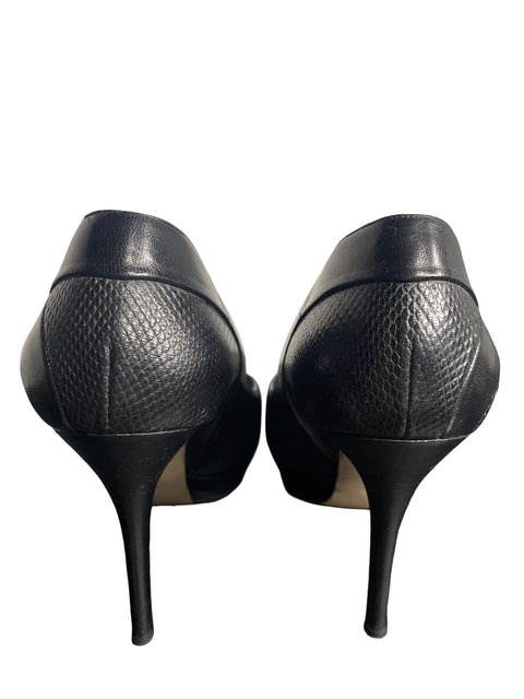 * Calzado Ferragamo Plataforma Negro-Talla 8