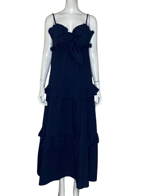 Vestido MIchelle Forrero Vuelos Azul-Talla S