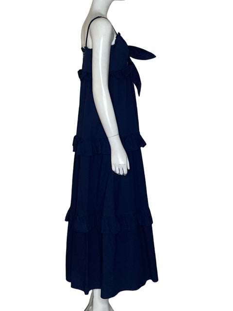 Vestido MIchelle Forrero Vuelos Azul-Talla S