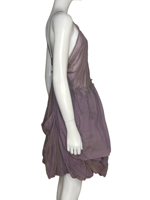 Vestido Tesoro TPS Bombacho Morado - Talla M