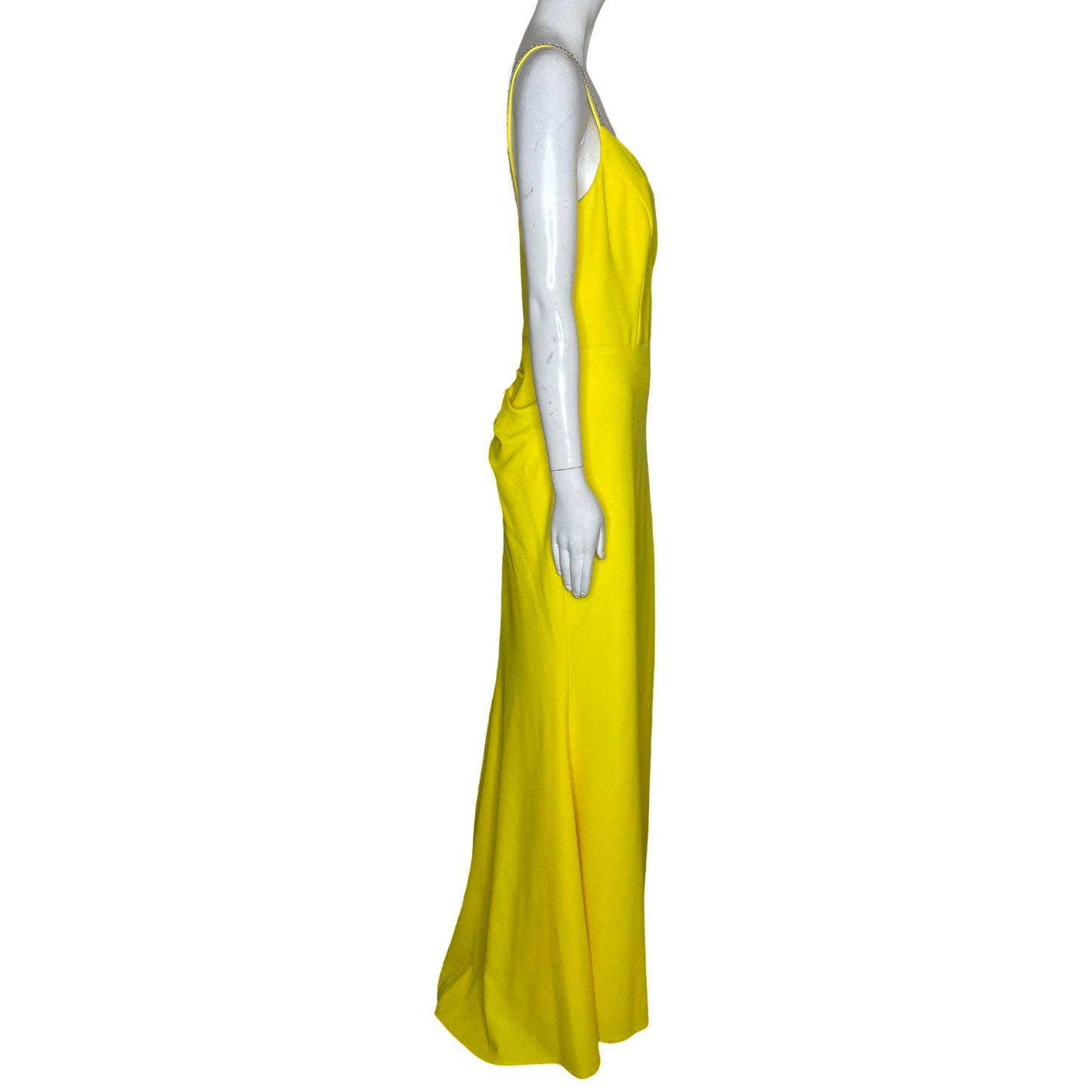 Vestido Xscape Avestura Tiras Amarillo-Talla 8