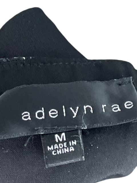 Vestido Adelyn Rae Floral Vuelo Negro-Talla M