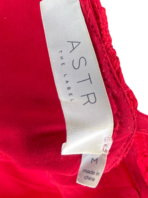 Vestido ASTR encaje Tiras Rojo-Talla M
