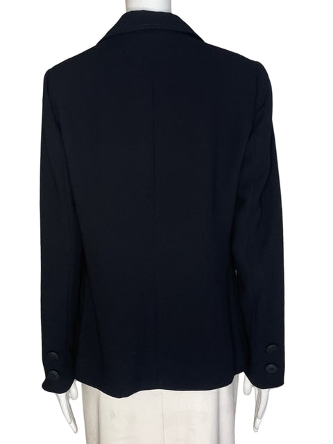 Blazer Jushi Casual Botones Negro- Talla 12