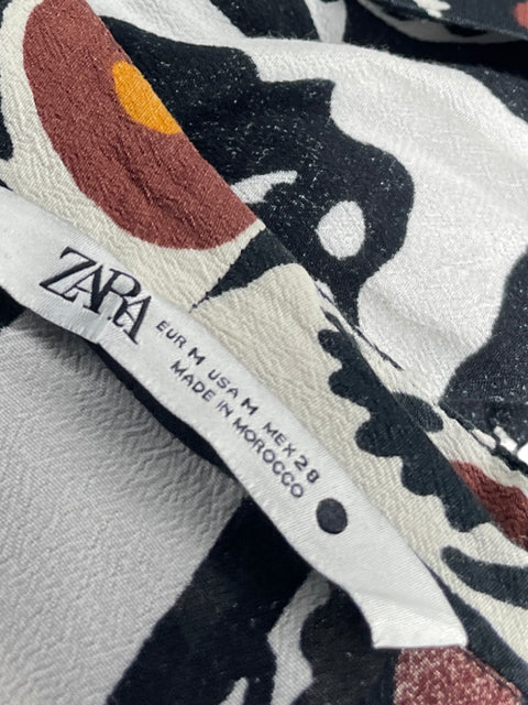 Vestido Zara Crossbody Maxi Negro-Talla M