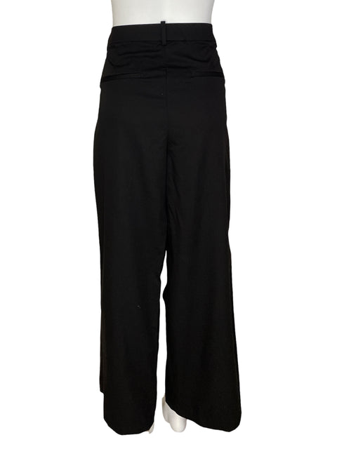 Pantalon H&M High Waist Negro- Talla 46