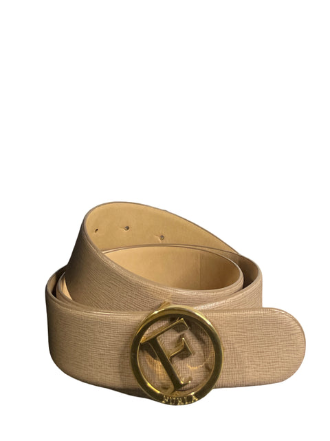 * Cinturòn Furla Beige-Talla M
