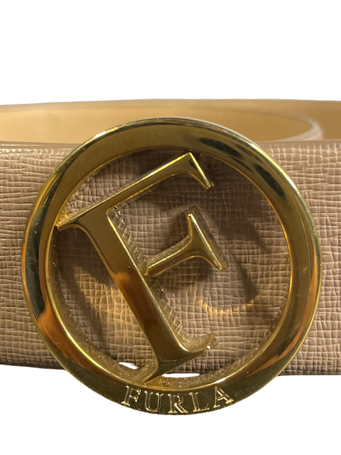 * Cinturòn Furla Beige-Talla M